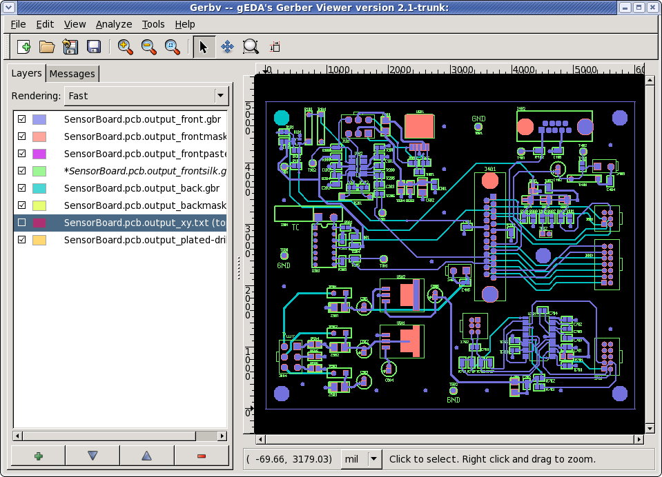 Gerbv A Free Open Source Gerber Viewer